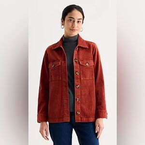 St. John's Bay Womens Midweight Shirt Jacket